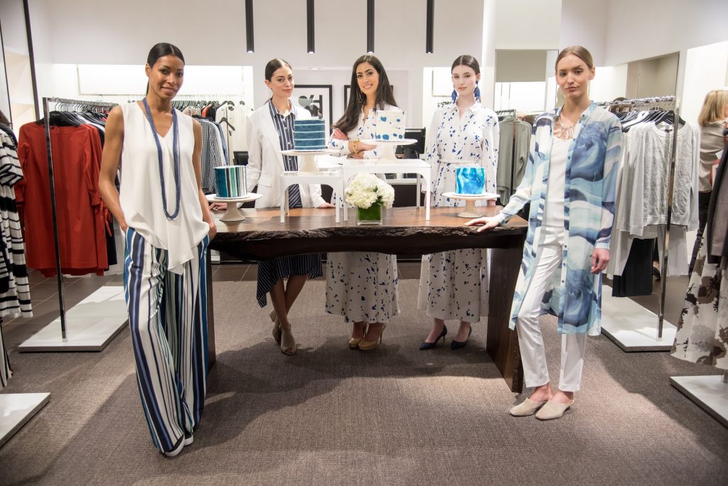 Nass created three custom cakes which were inspired by the collection.