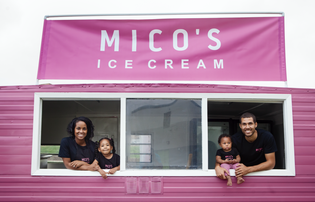 Mico's ice cream family