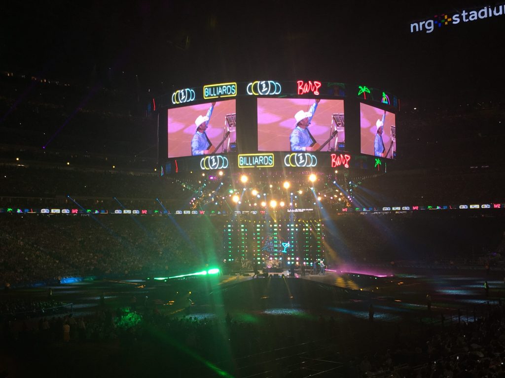 Sometimes Garth Brooks did seem larger than life at the Houston Rodeo.