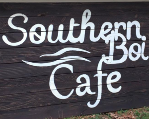 Southern Boi cafe sign