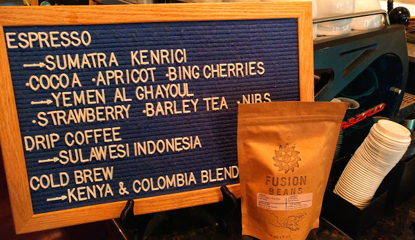 Southside Espresso is roaster-owned and operated. Sean Marshall runs Fusion Coffee Beans. 