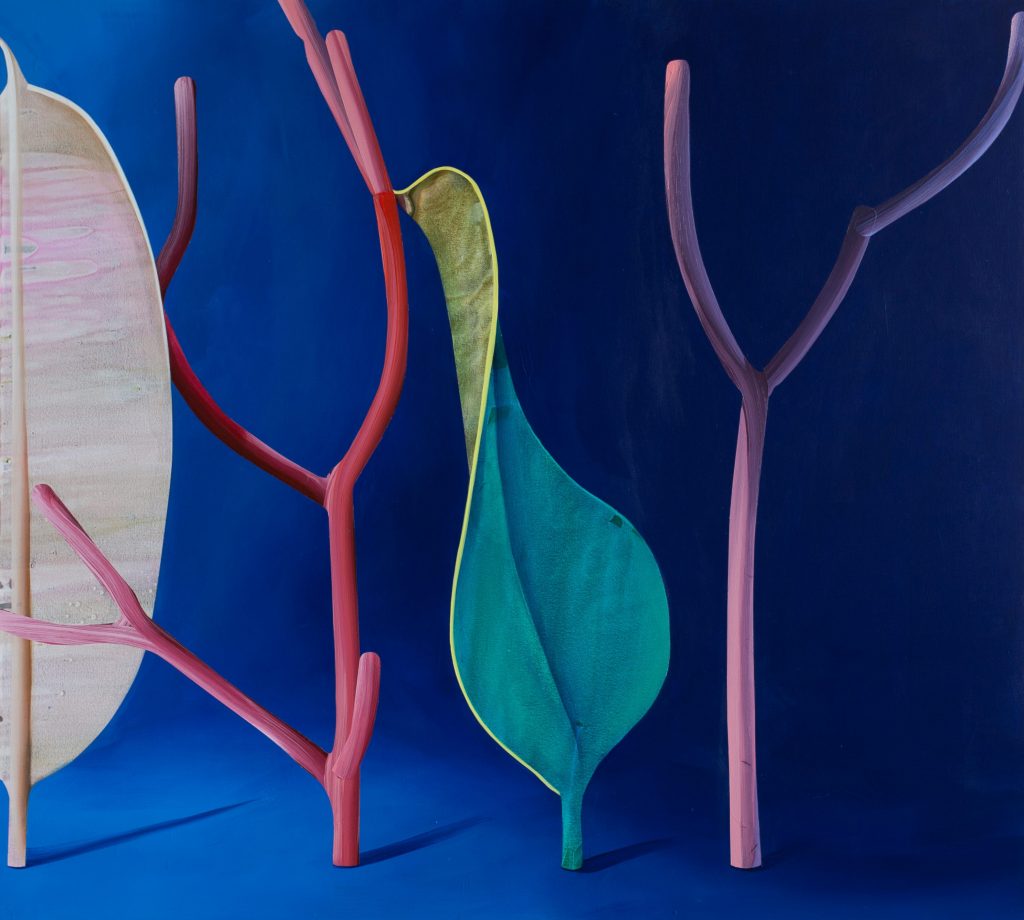 Anna Membrino's "Undergrowth," 2016, at Erin Cluley Gallery. Cluley's booth is always a standout, and the Dallas dealer has done well in successive Fair outings. 