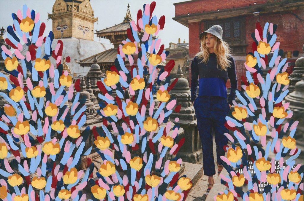 Untitled (Doutzen Kroes by Duy Yo for Vogue Nederland, April 2016) will be auctioned off at Art in Bloom