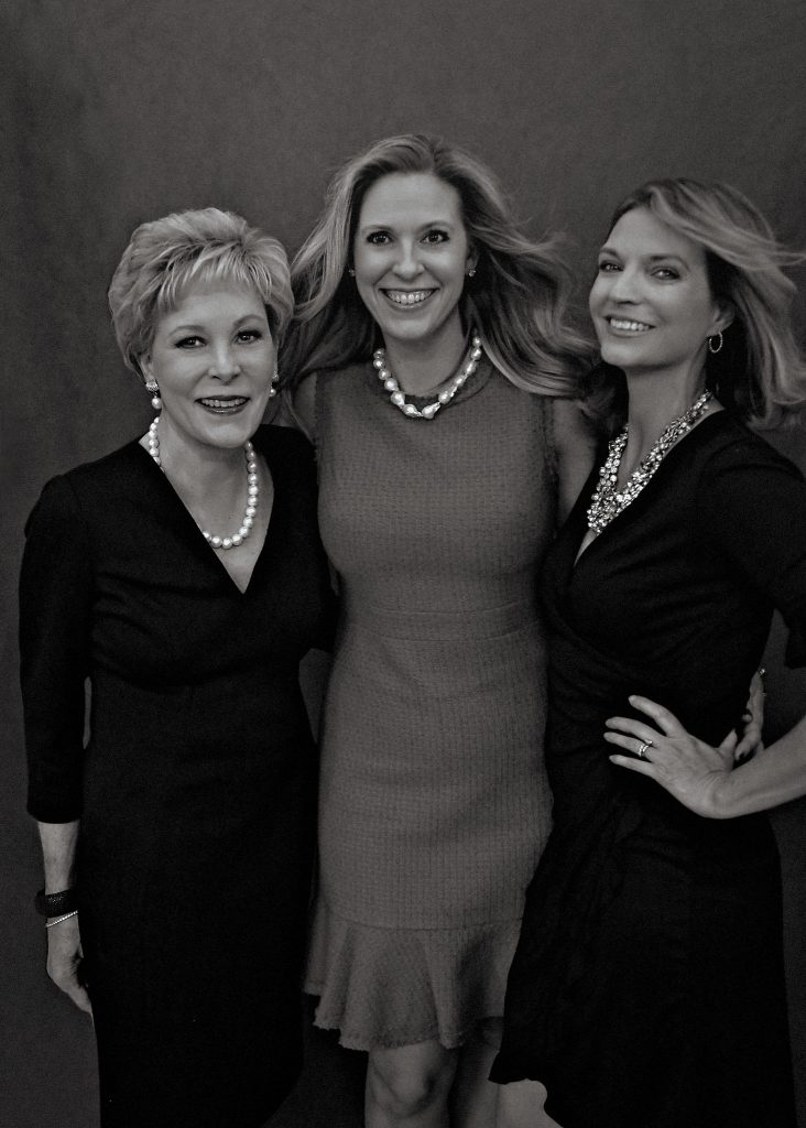 Diane McNulty, Brynn Bagot Allday, Kate McNulty White. Photo Goldenlight Creative. 