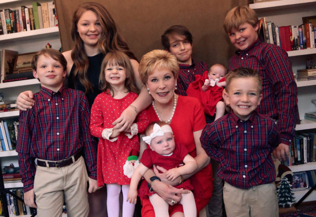 Diane McNulty with her grandchildren. Photo Goldenlight Creative.