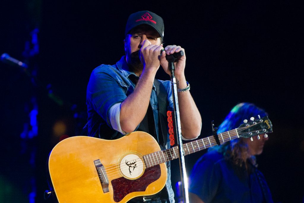 Luke Bryan performs at Rodeo Houston at NRG Stadium.