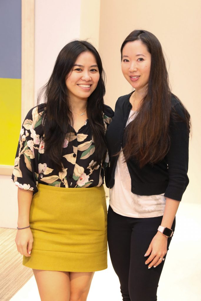 Doris Lai and Iris Cheng