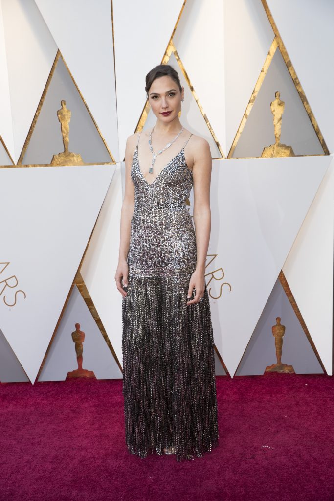 Gal Gadot in Givenchy at 2018 Oscars.