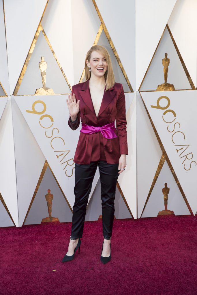 Emma Stone at the 2018 Oscars.
