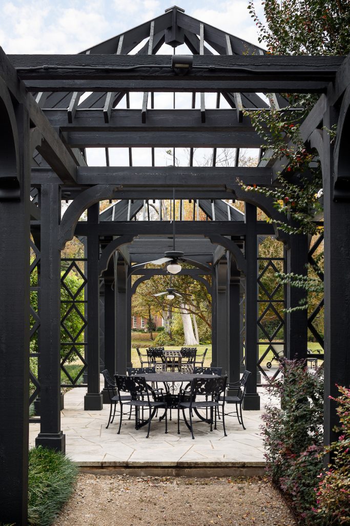 The roomy lot has plenty of outdoor living areas. 