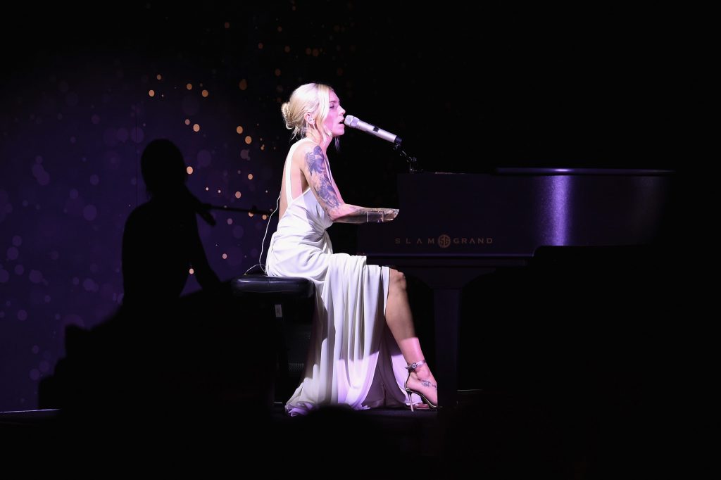Recording artist Skylar Grey performs at the UNICEF Gala at The Ritz-Carlton, Dallas on February 3, 2018 in Dallas, Texas. 