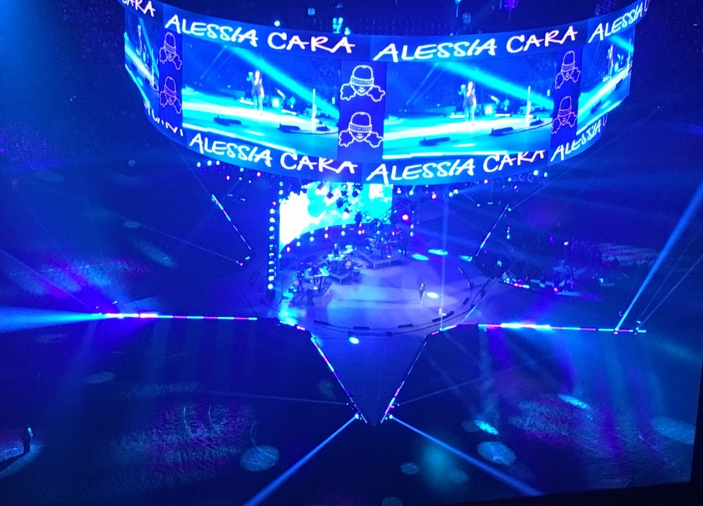 Alessia Cara played her greatest radio hits, along with the song she recorded for Moana. 