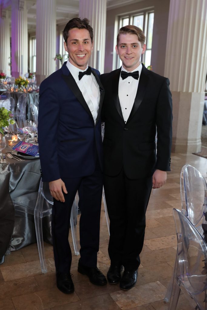 Brandon Weinbrenner & Mitchell Greco at Stages Theatre Gala.