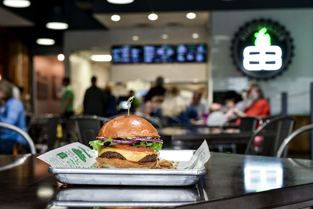 BuffBurgers come in many beef options, as well as Ahi Tuna, corn fritter, grilled chicken and fried chicken. 