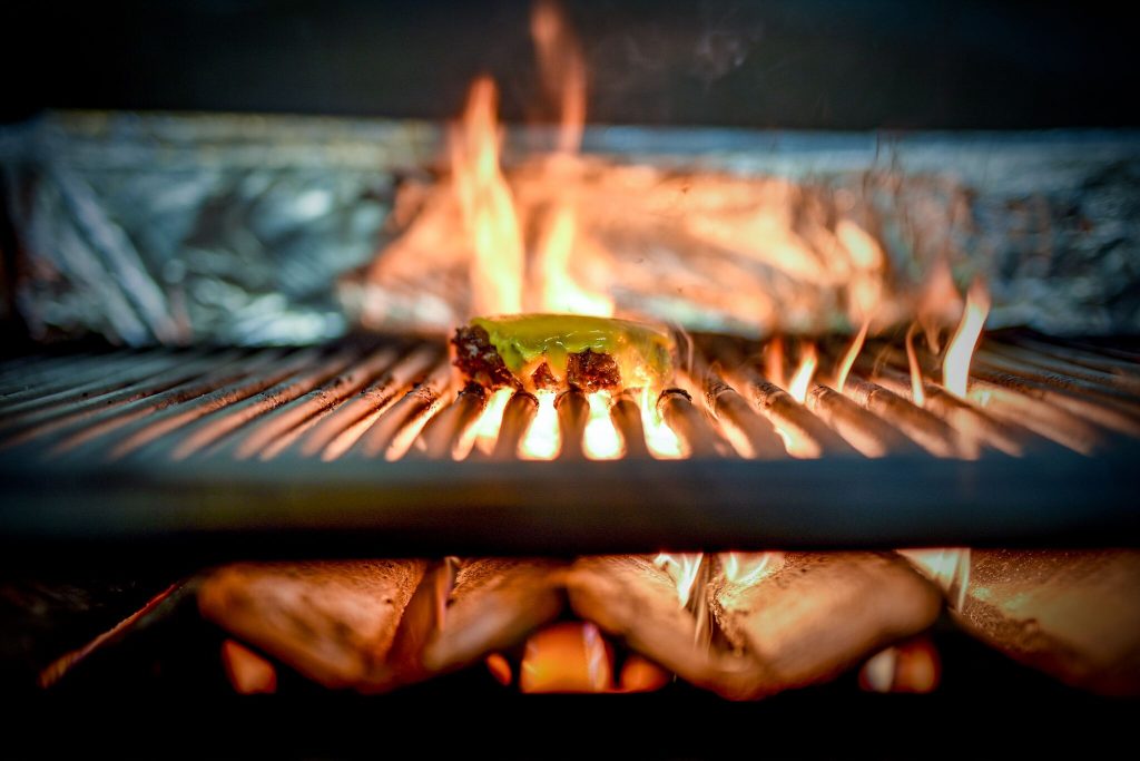 The juicy burgers are usually served medium, but they are cooked to order your way. 