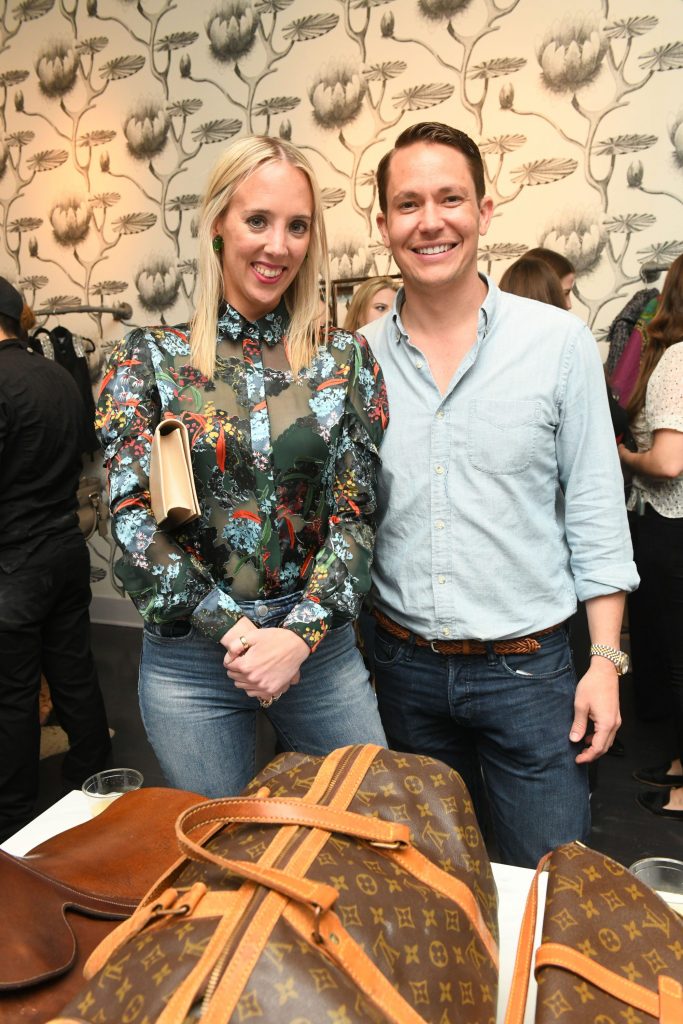 Shopping til dropping at the Luxury Garage Sale pop up at River Oaks Shopping Center.