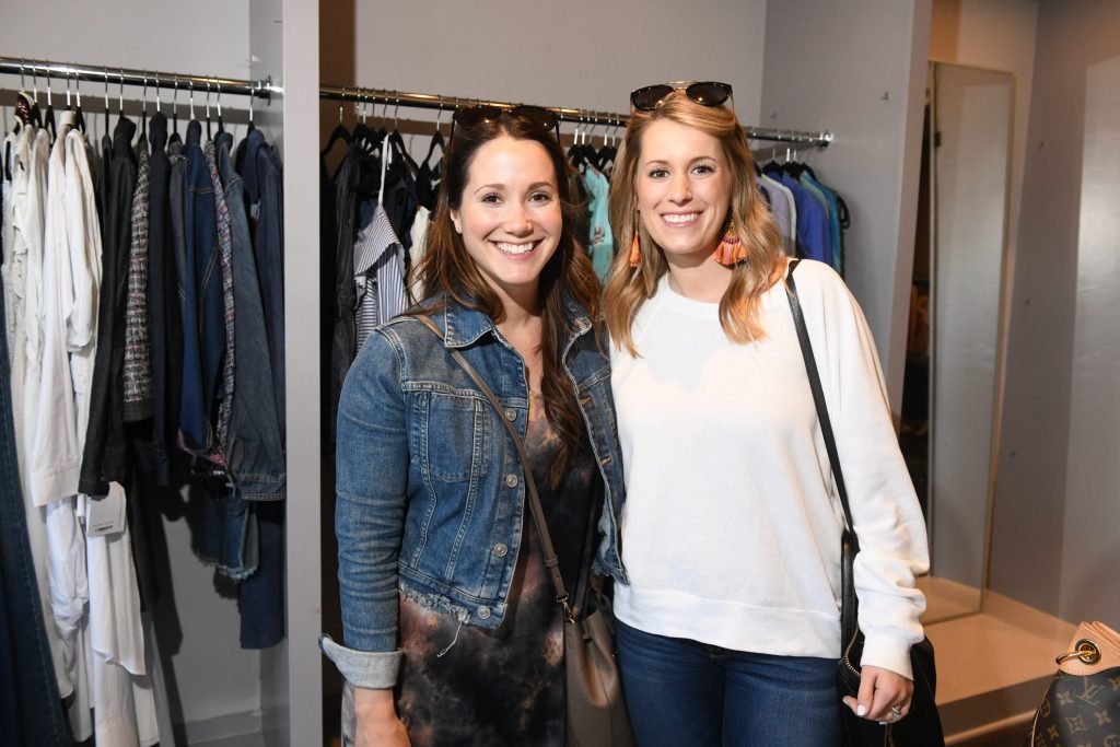 Shopping til dropping at the Luxury Garage Sale pop up at River Oaks Shopping Center.