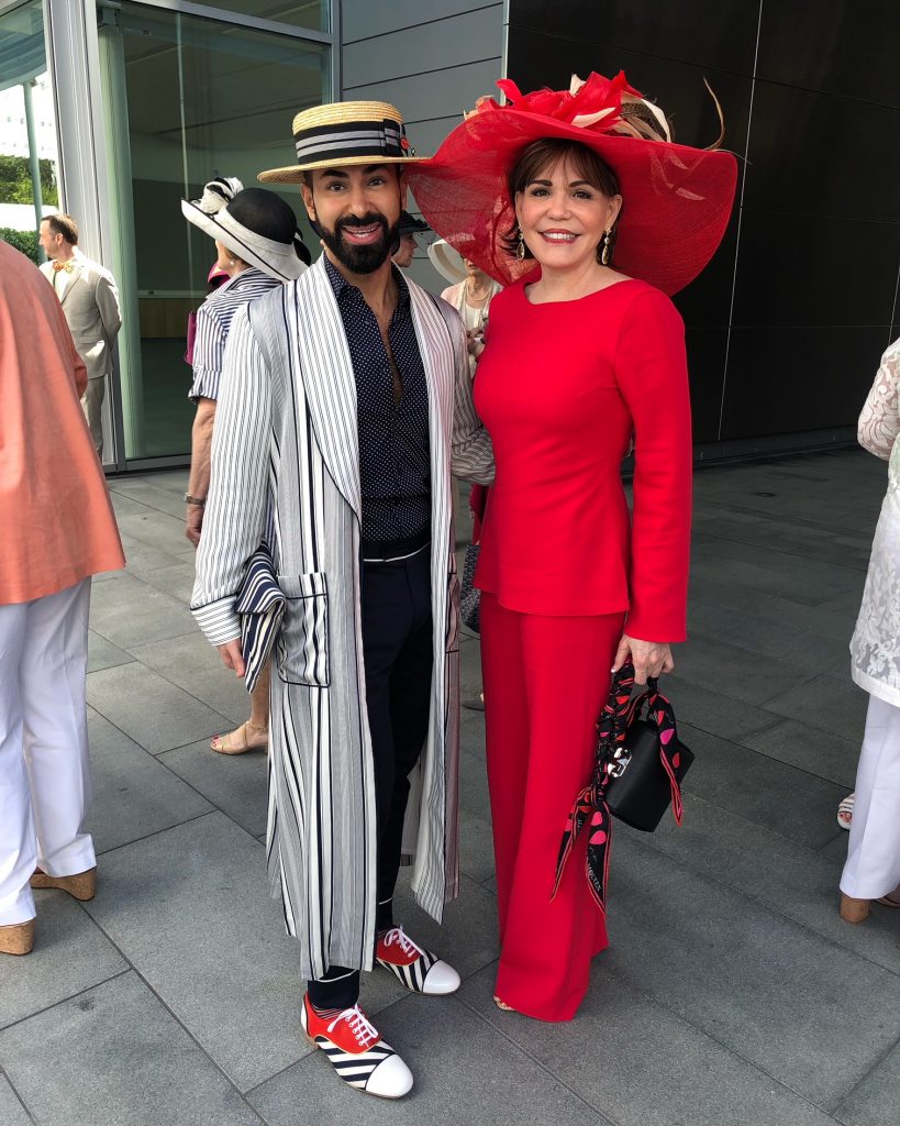Hermann Park Conservancy Hats in the Park luncheon in the McGovern Centennial Garden (Photo by Jenny Antill Clifton)