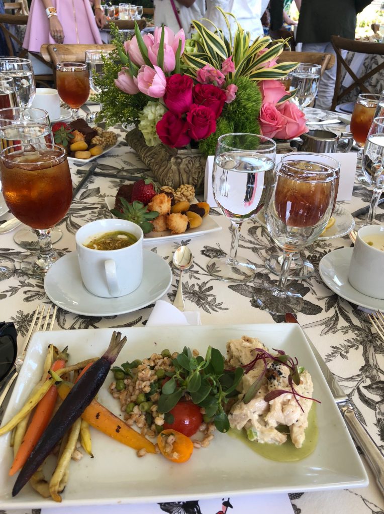 Hermann Park Conservancy Hats in the Park luncheon in the McGovern Centennial Garden (Photo by Jenny Antill Clifton)