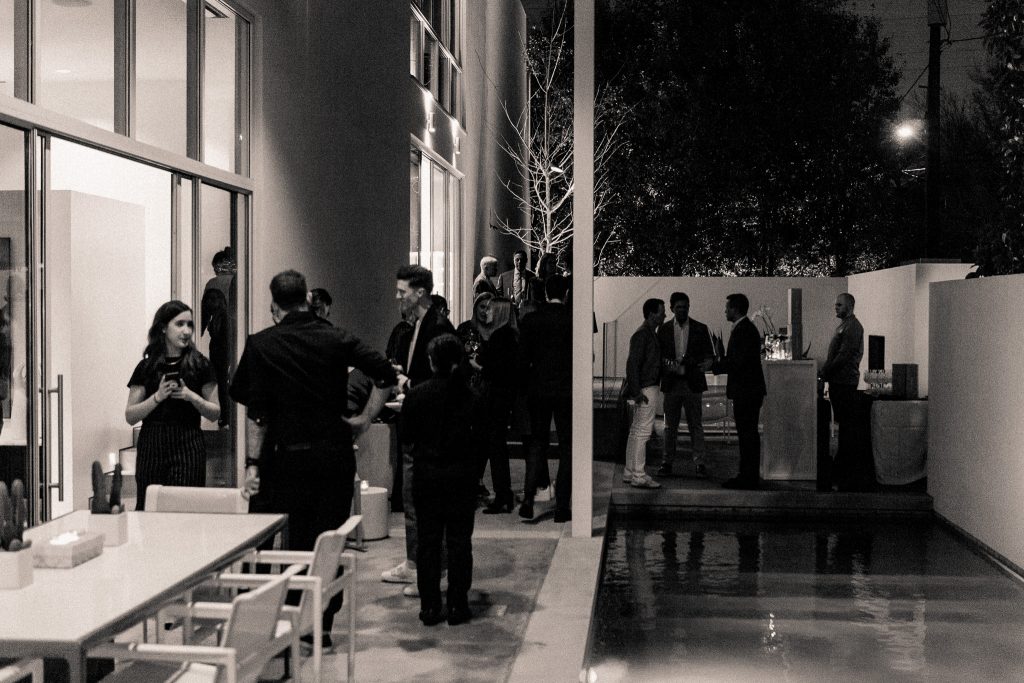 Robert Hallam and Gonzalo Bueno co-hosted the soirée. 