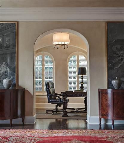 This office allows a break from the activity of the rest of the home. 