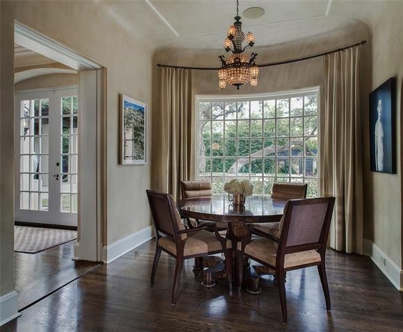 Lovely windows let in lots of natural light. 