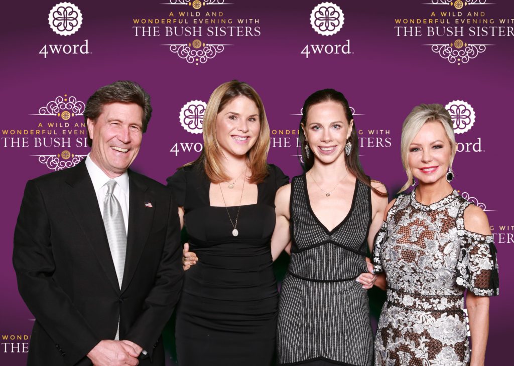Clay Cooley, Jenna Bush Hager, Barbara Pierce Bush, Lisa Cooley
