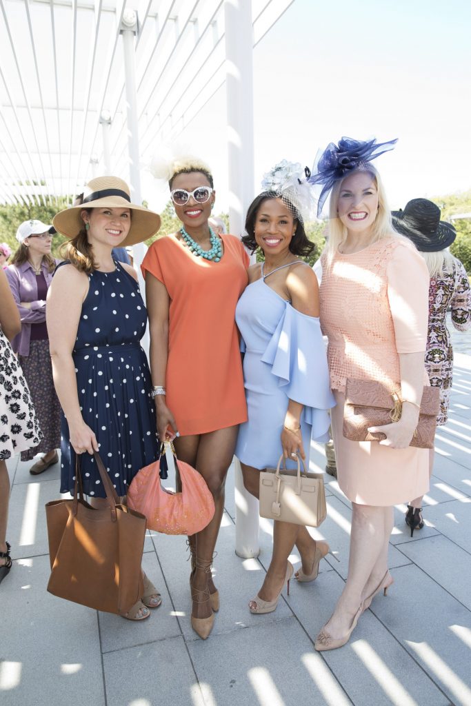 Hermann Park Conservancy Hats in the Park luncheon in the McGovern Centennial Garden (Photo by Jenny Antill Clifton)