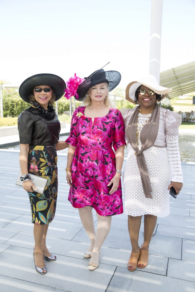 Hermann Park Conservancy Hats in the Park luncheon in the McGovern Centennial Garden (Photo by Jenny Antill Clifton)