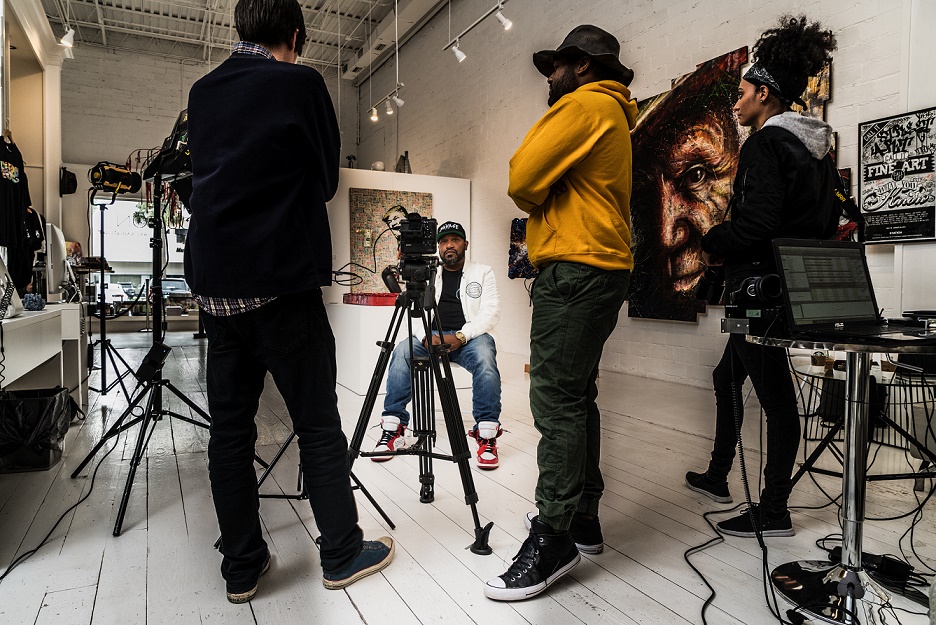 Behind the scenes with Neiman Catley and rapper Bun B.