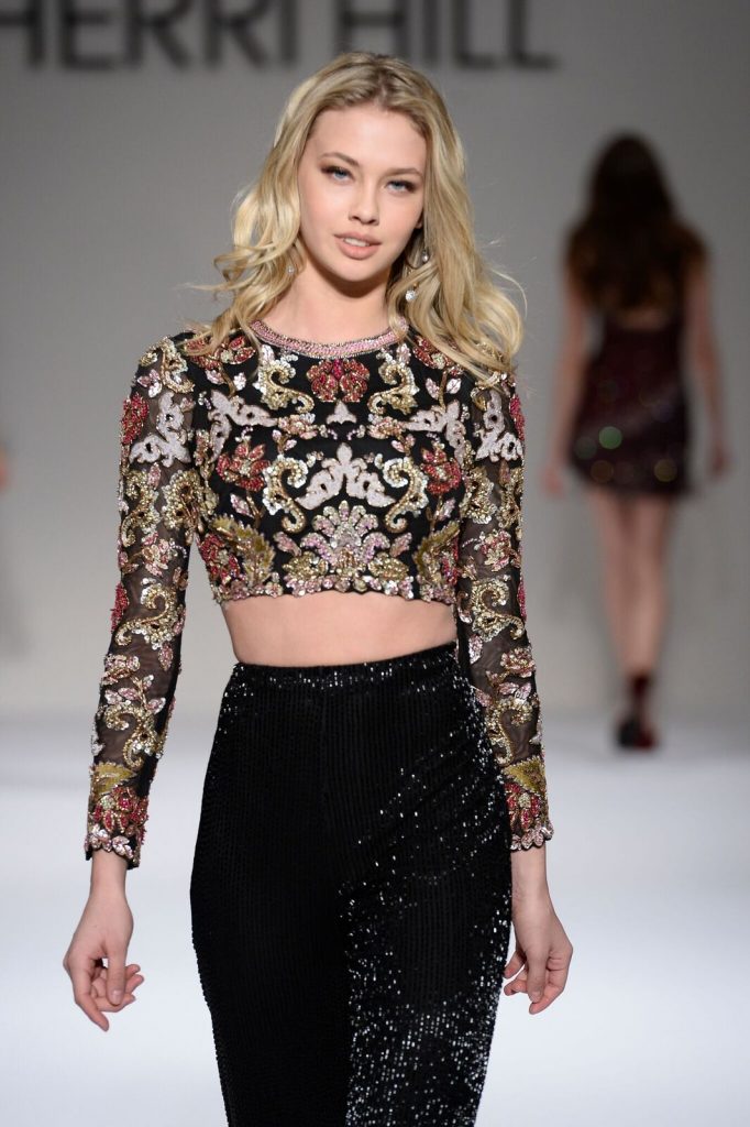 Sherri Hill fall 2018 collection at New York Fashion Week