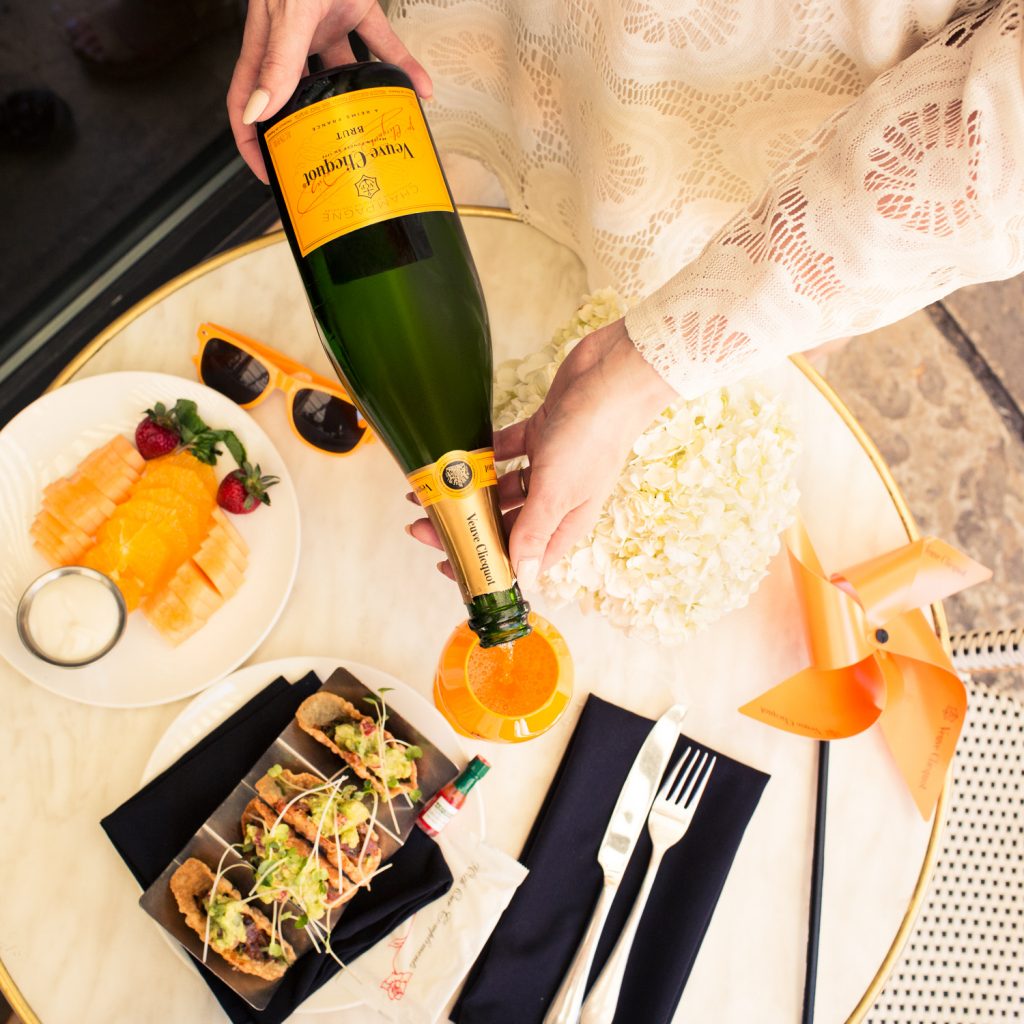 Veuve Clicquot is taking a tour of Texas. 