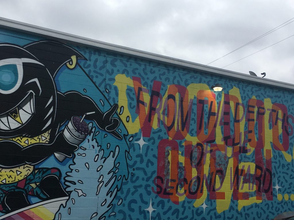 This mural gives the Second Ward some love. 