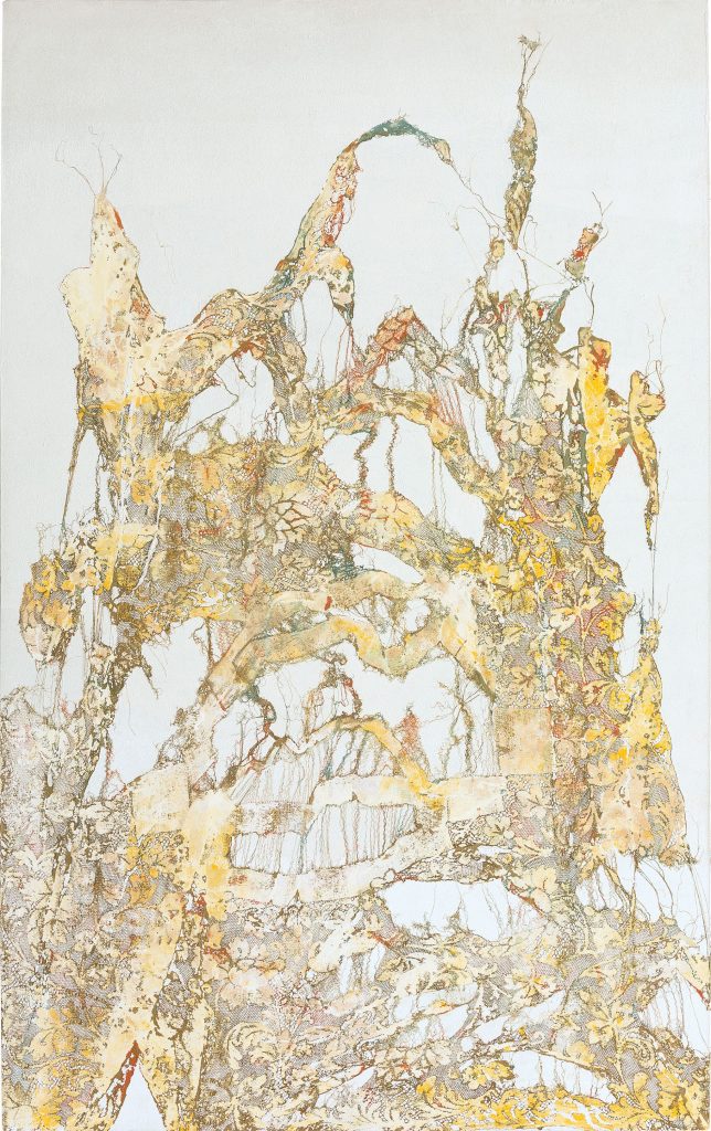 Art-world bad boy Mark Flood’s "Outcrop," 2004, at the redone Lancaster