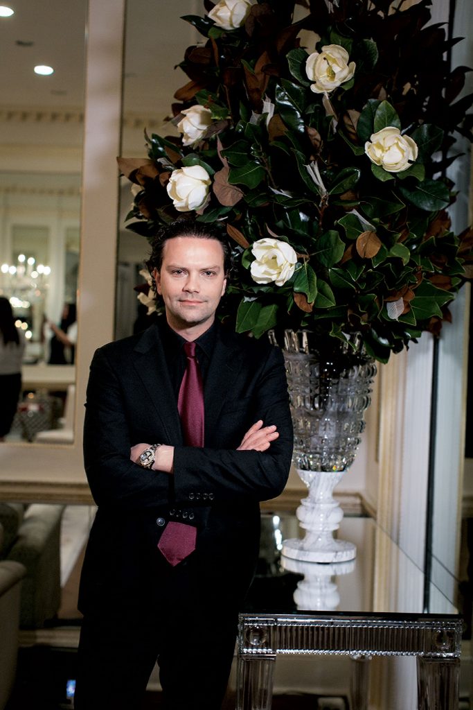 Floral designer Remco Van Vliet