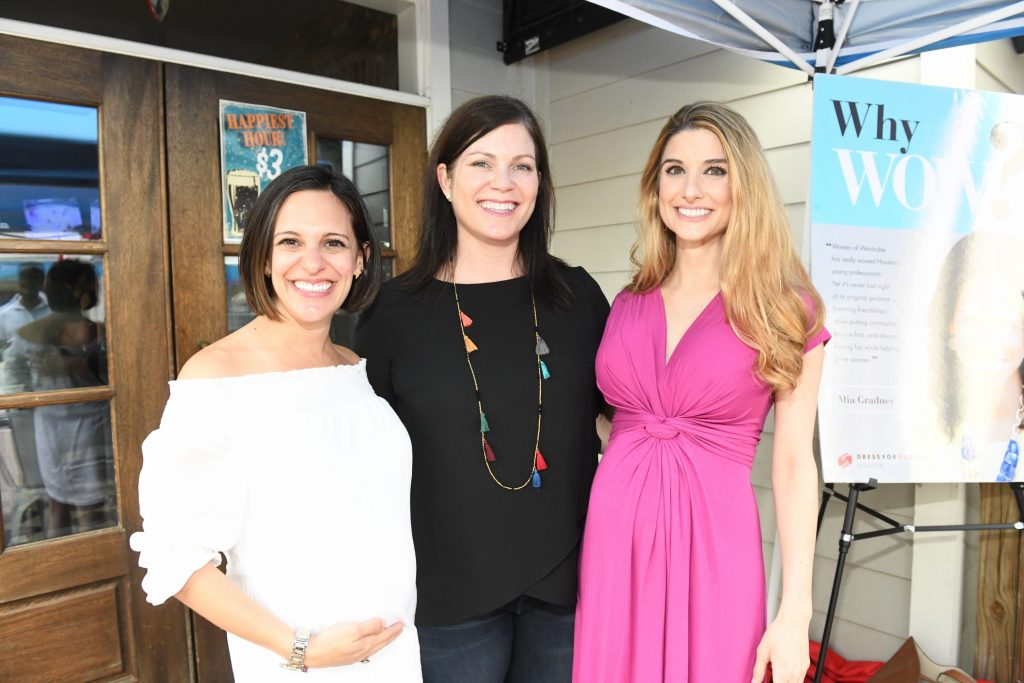 Allie Danziger, Lauren Levicki Courville, Lauren Granello at the Women of Wardrobe Spring Fling in 2018