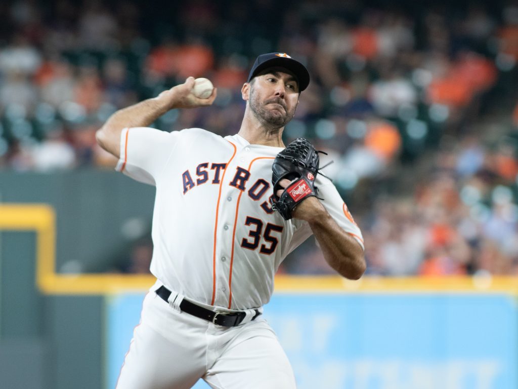 Justin Verlander refused to let the Angels get a Minute Maid Park sweep.