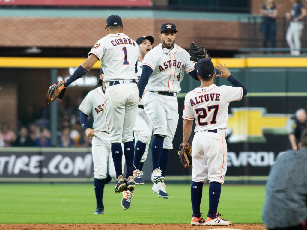 This Houston Astros team knows how to celebrate wins.