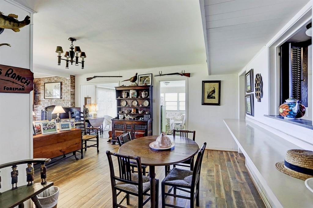 The homes feature classic hardwood floors. 