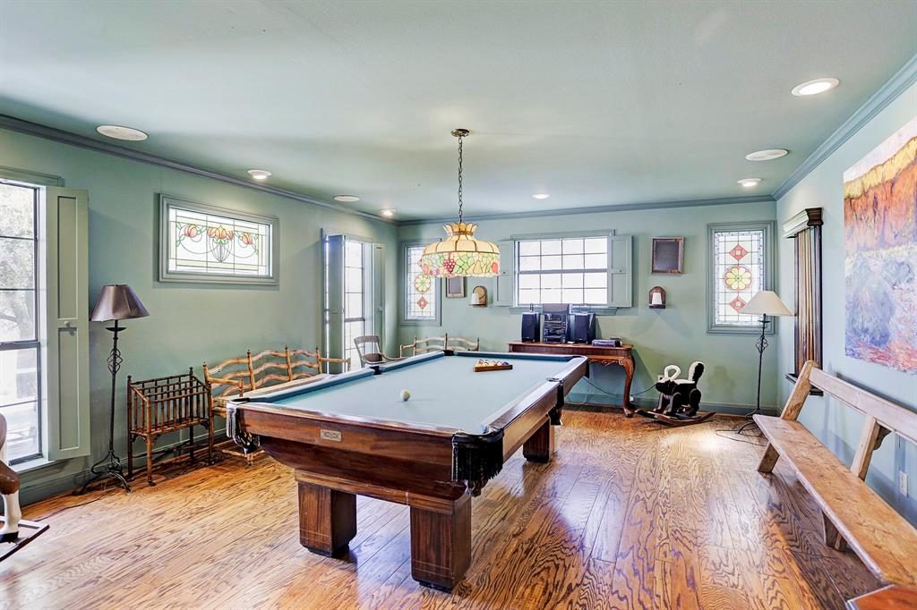 House three includes a billiards room for friendly games. 