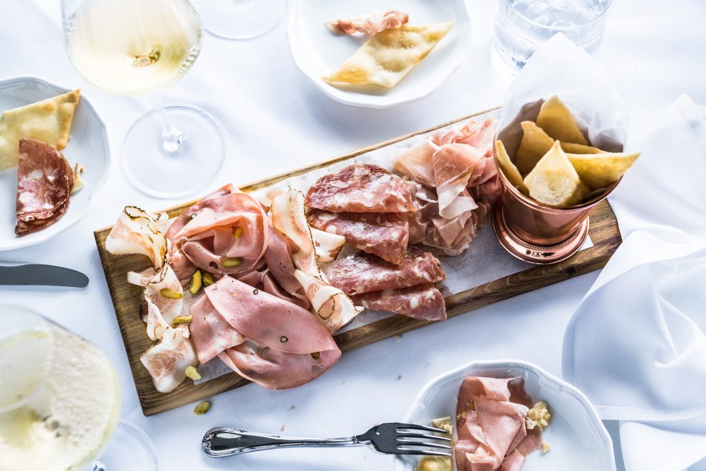 Da Mario Culatello with Gnocco Fritto. Photo Manny Rodriguez. 