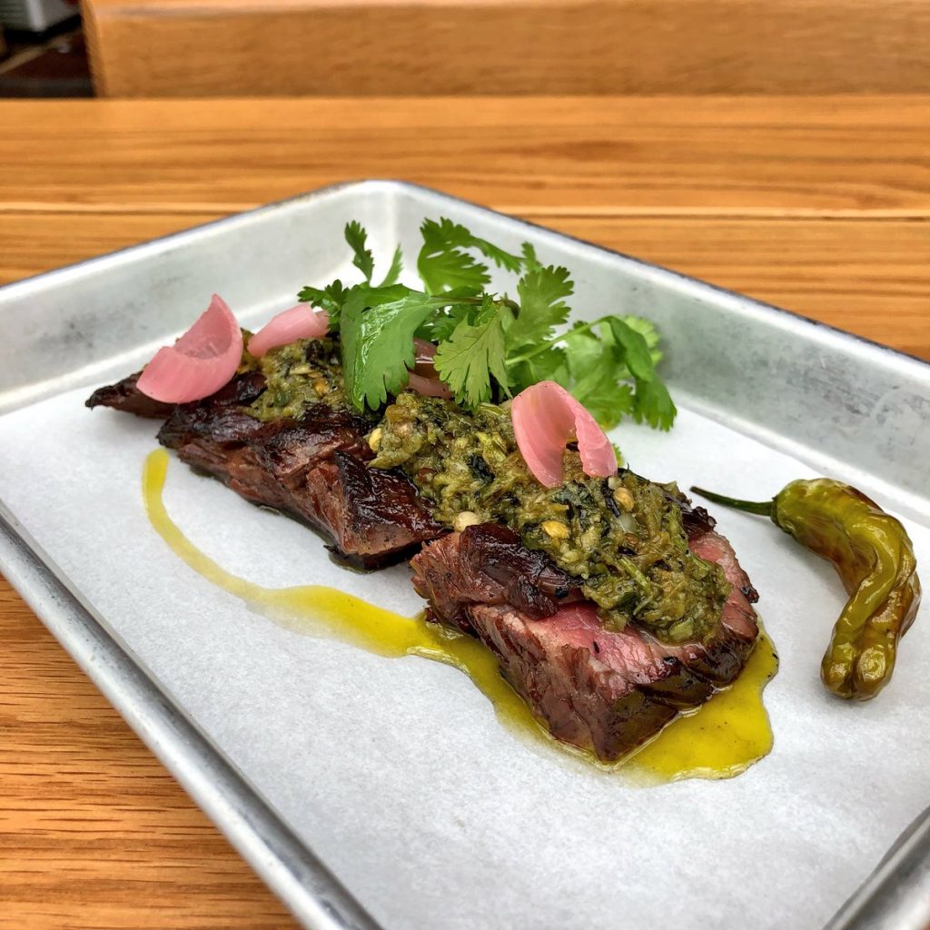 The new Loro restaurant combines barbecue and Japanese influences.