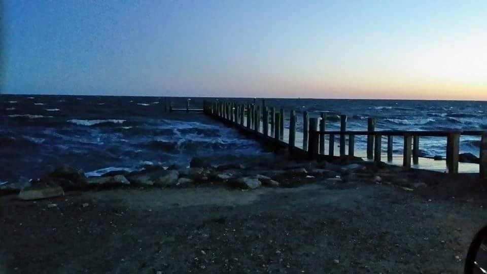 The five-mile long Texas City Dike is ideal for catching catfish and trout. 