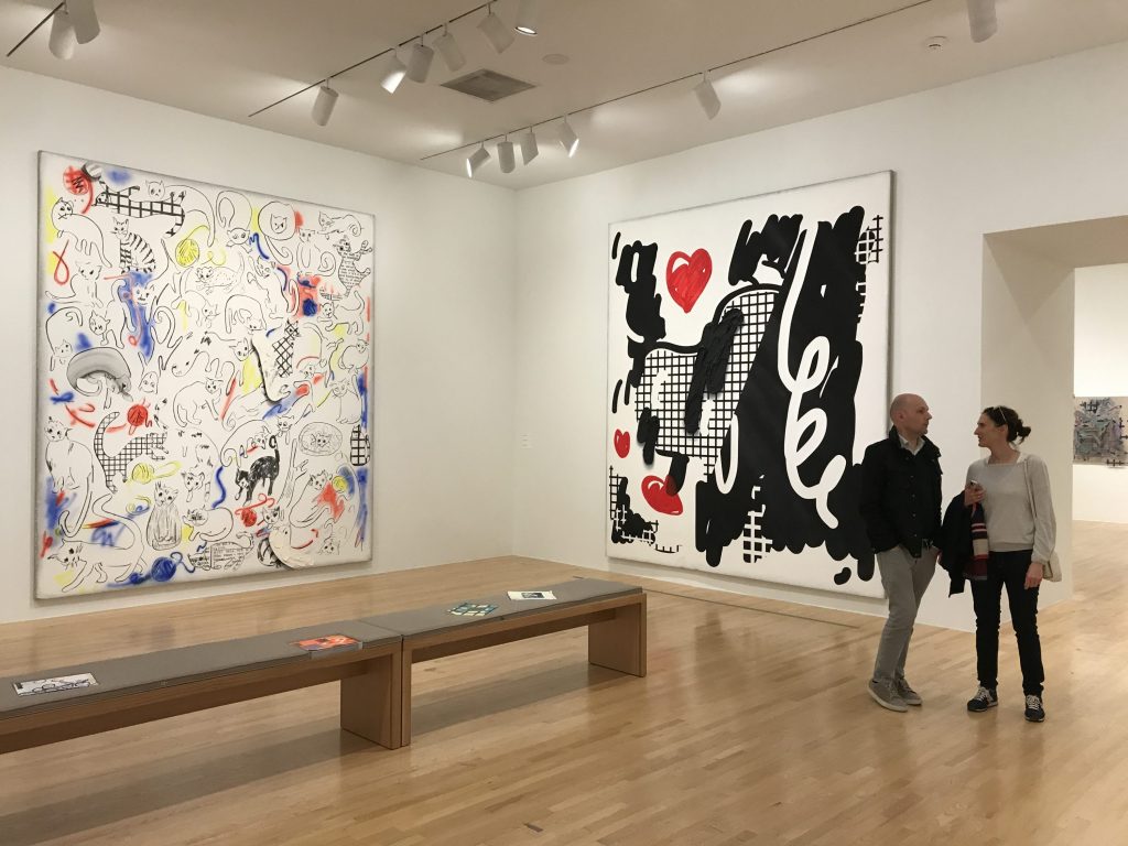 Laura Owens' survey at the Dallas Museum of Art was among the fare timed to Dallas Art Fair.