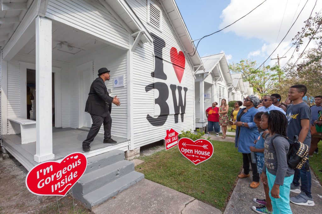 Marc Newsome shared his Third Ward love in this Project Row Houses piece, 2017-2018. (Courtesy PRH)