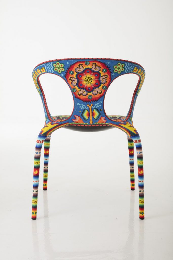 Chair in Roche Bobois' L'Artesania de Vivre Project