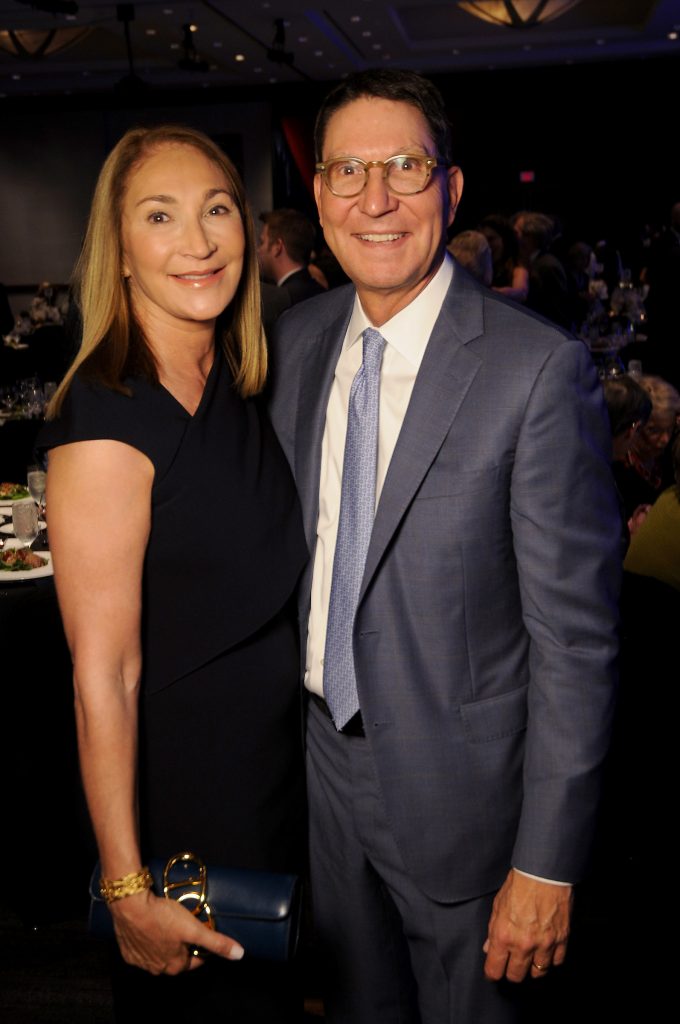 Soraya and Scott McClelland at the Teach For America "Realizing One Day" 2018 Benefit Dinner at the Royal Sonesta Hotel Thursday March 29,2018. (Dave Rossman Photo)
