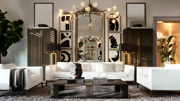 Restoration hardware modern clearance living room