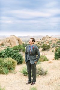 The groom awaits his bride. (Photo by Mary Costa)