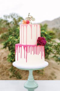 Cake crafted by Roman Blas of Over the Rainbow Desserts, Palm Springs. (Photo by Mary Costa)